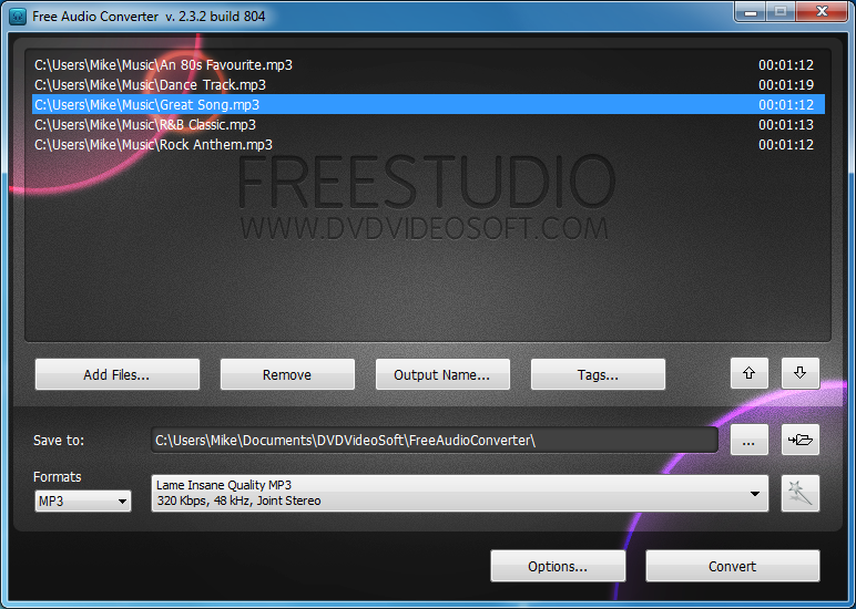 free audio editor dvdvideosoft